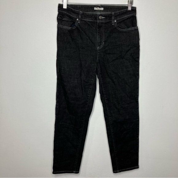 Eileen Fisher black straight Jeans size 6 - Picture 1 of 5